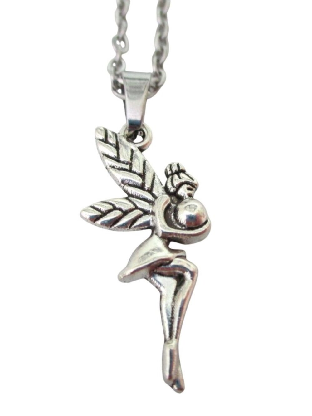 New Fairy Pendant Necklace With 18" Stainless Chain Fantasy Jewelry Gift